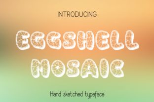 Eggshell Mosaic in Graphic Design
