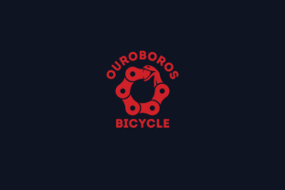 Evaluating the Ouroboros Bicycle Logo Template for Your Brand Identity