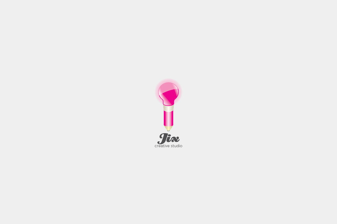 Jix Creative Studio Logo Template for Beginners