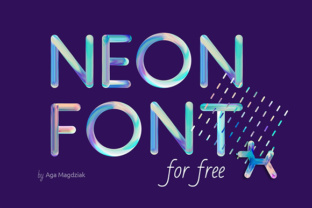 Neon Free PSD Font: A Versatile Typography Asset for Modern Designers