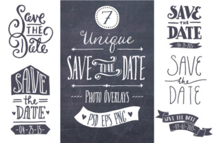 Save the Date Overlays: A Stylish Choice