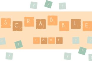 The Scrabble Font: Where Vintage Character Meets Modern Design
